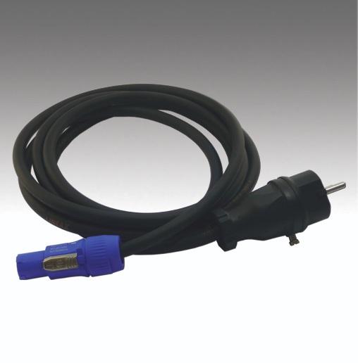 powerCON 250V voedingskabel